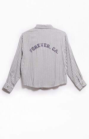 by Pacsun Forever Long Sleeve Button Down Shirt image number 3