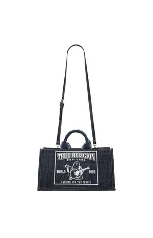 Bling Buddha East West Jean Tote Bag image number 7