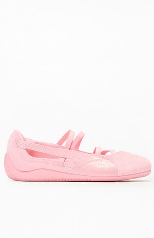 Women's Pink Speedcat Ballet Python Sneakers image number 1