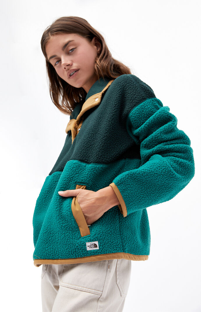 north face women's cragmont fleece snap