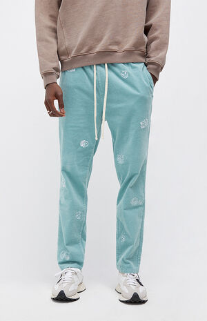 Embroidered Corduroy Trouser Pants image number 1
