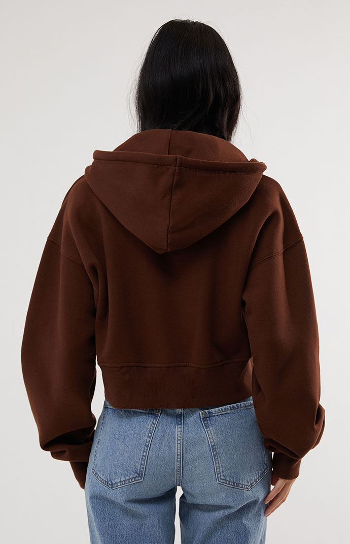 Kaley Cropped Full Zip Hoodie
