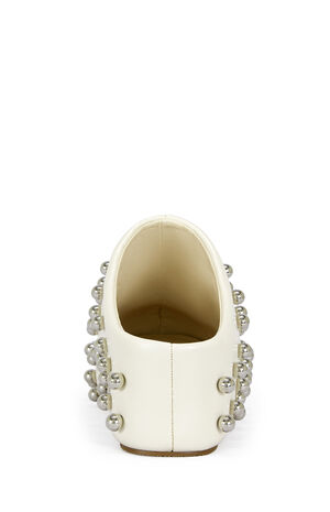 Women's Bone Darwinstud Faux Leather Mules image number 3