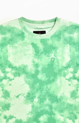 Jordan x J Balvin Green Tie Dye Crew Neck Sweatshirt image number 3