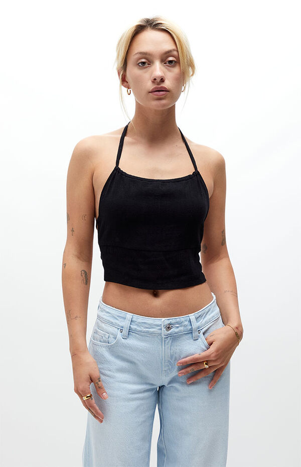 High Neck Halter Top