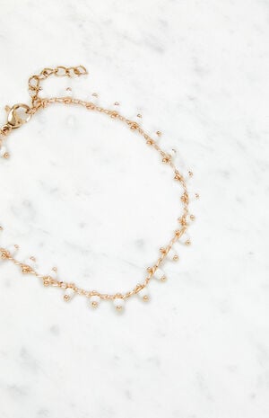 Gold Beaded Bracelet image number 2