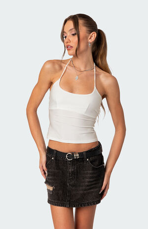 Sara Back Cut Out Tank Top image number 5