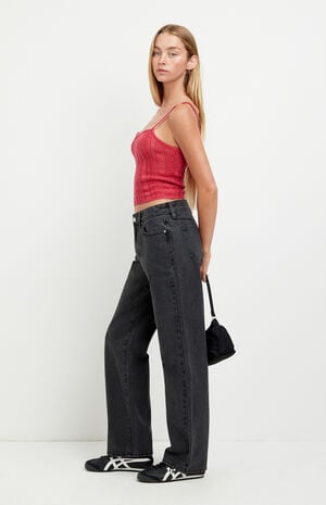 Alex Relaxed Straight Jeans Black image number 1
