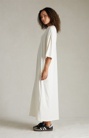 Women's Cloud Dancer 3/4 Sleeve T-Shirt Dress image number 2