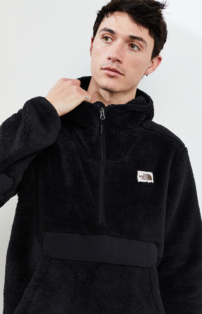 Black Campshire Fleece Hoodie