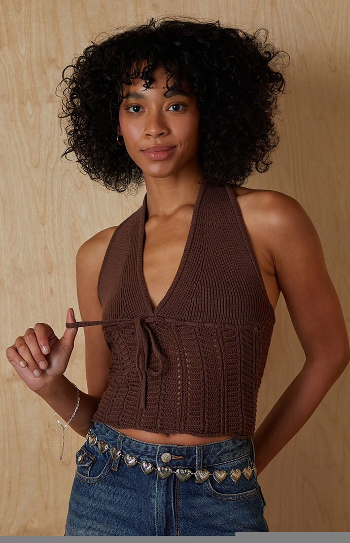Your Favorite Kelli Knit Halter Top | PacSun