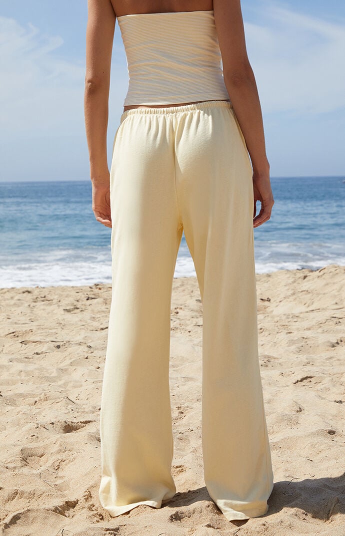 John Galt Yellow Autumn Tie Baggy Sweatpants