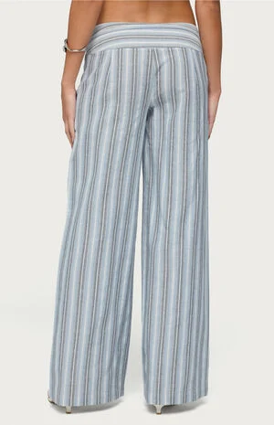 Chera Striped Wide Leg Pants image number 3