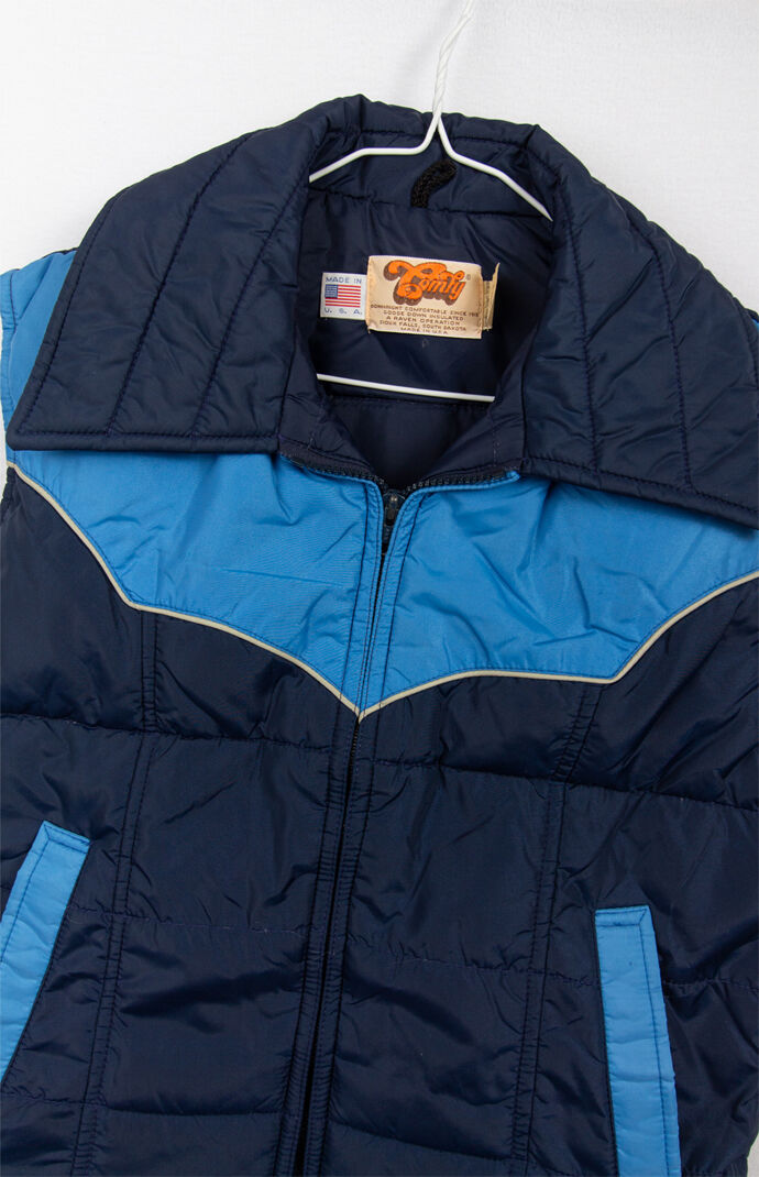 '70s Puffer Vest Jacket