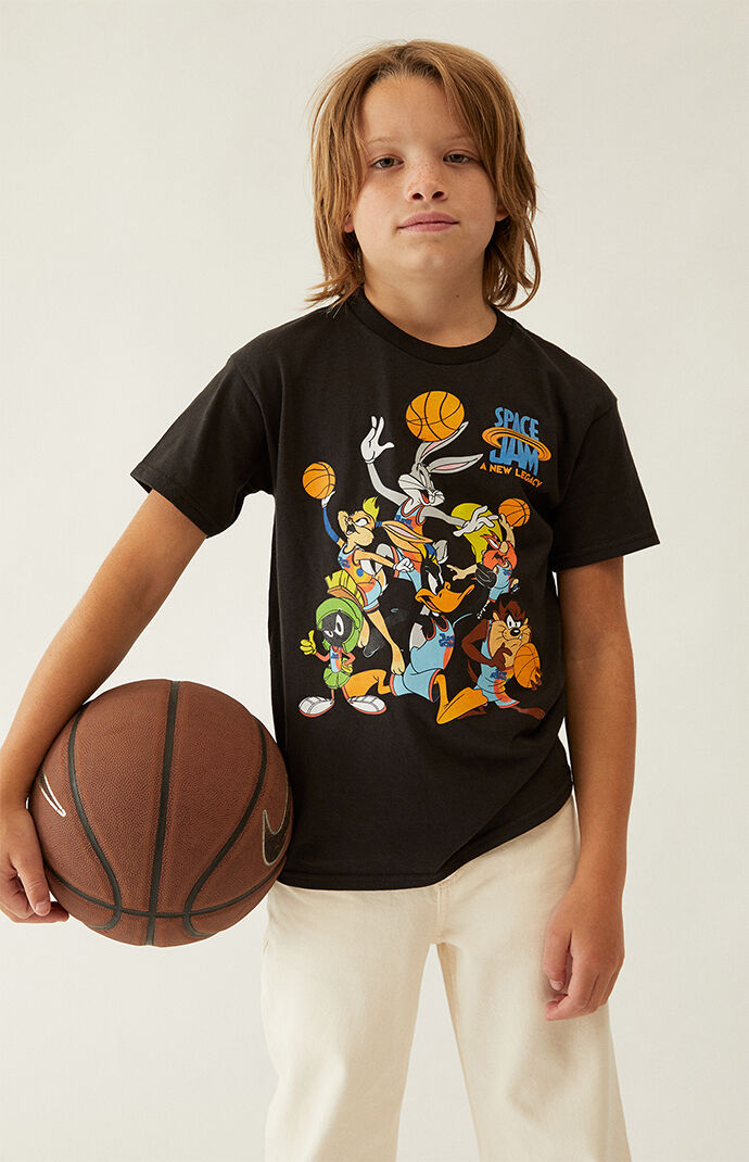Kids space jam shop shirt