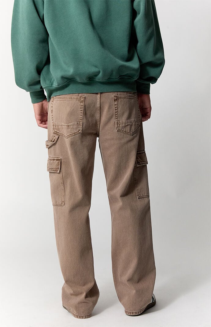 Pacsun Dylan Baggy Jeans Cargo Carpenter Washed Brown | Pacsun