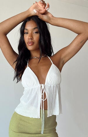 White Chantria Top image number 1