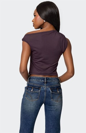 Abstract Metal Ring Asymmetric Top image number 4