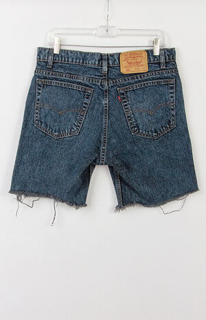 Upcycled Levi's 505 Relaxed Fit Denim Shorts image number 3