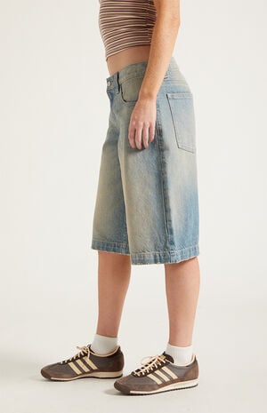 Peyton Extreme Jorts Light Blue Tint image number 4