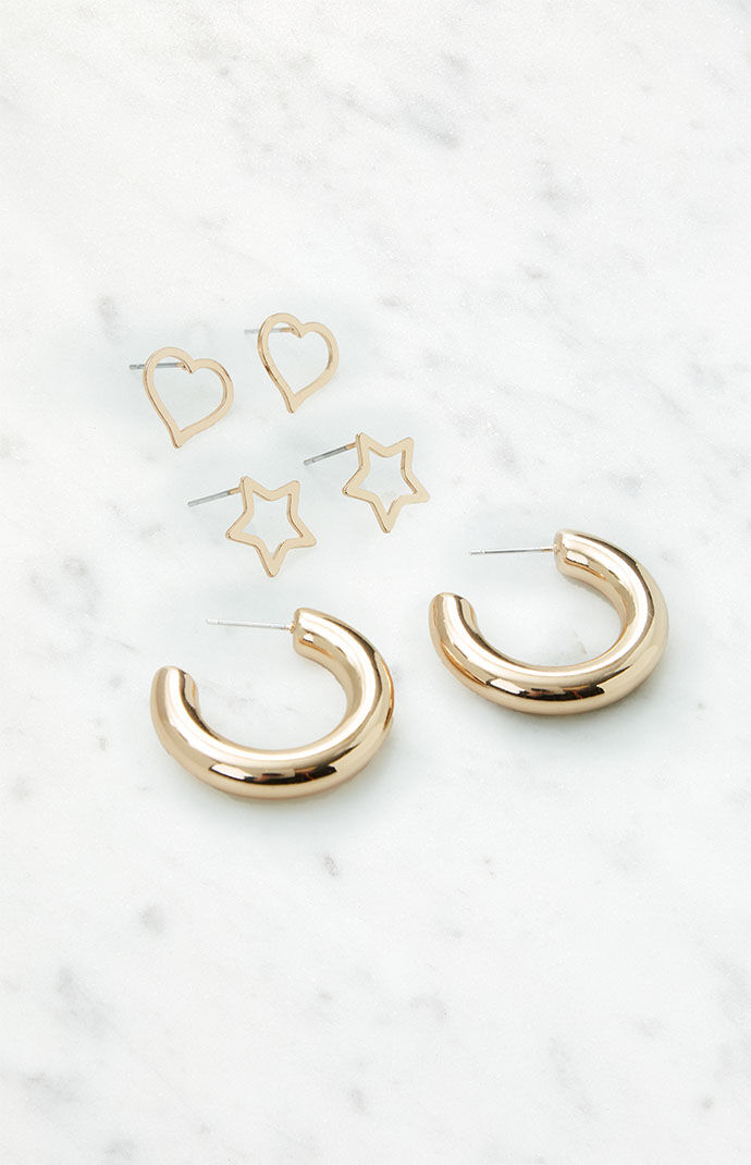 Pacsun hotsell star earrings