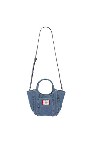 Atlas Frayed Medium Tote Bag image number 10