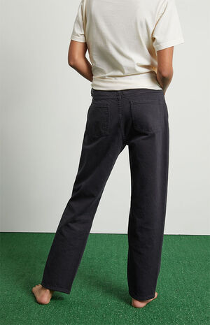 Eco Black Straight Leg Jeans image number 5
