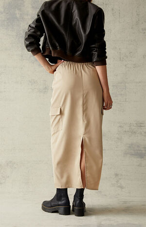 Cargo Pocket Midi Skirt image number 4
