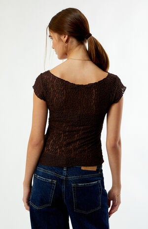 Beth Open Lace Top image number 4