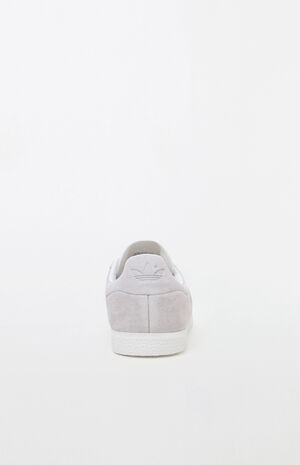 Women's Gray Gazelle Stitch And Turn Sneakers image number 4