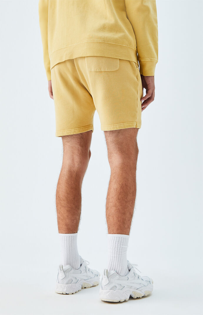 Gold Vintage Wash Sweat Shorts