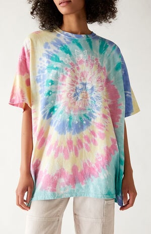 Bright Moon Tie-Dyed T-Shirt Bright Moon Tie-Dyed T-Shirt image number null