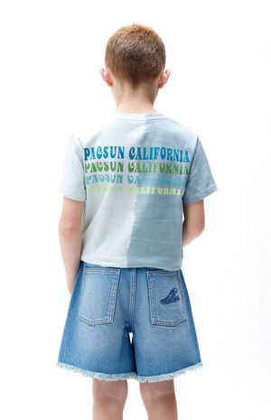 Wave Denim Shorts image number 3