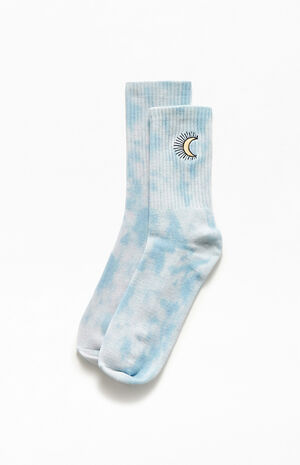 Blue Moon Tie Dye Recycled Socks image number 2