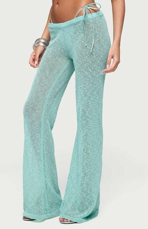 Bena Knit Flared Pants image number 2