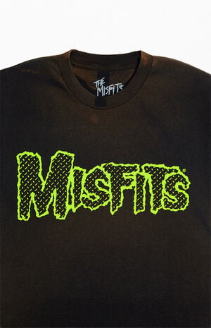 Misfits Green Outline T-Shirt image number 3