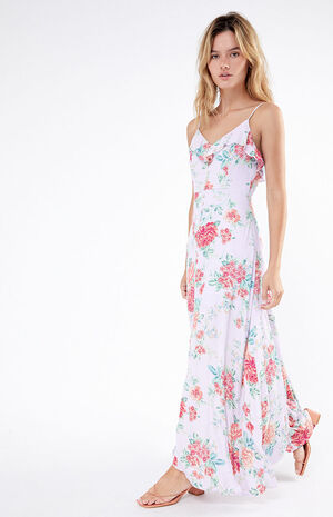 Lavender Rose Garden Maxi Dress image number 2