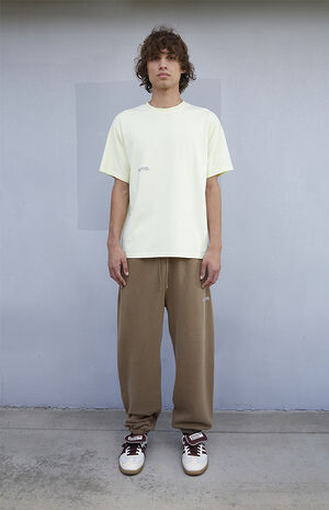 Brown Comfort Heavyweight Jogger Sweatpants image number 3