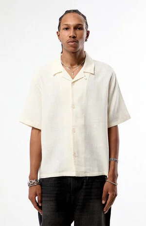 Cream Dean Camp Shirt image number 1