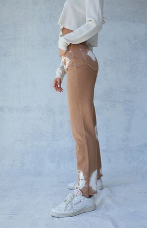Eco Tan Tie Dye Mom Jeans image number 3