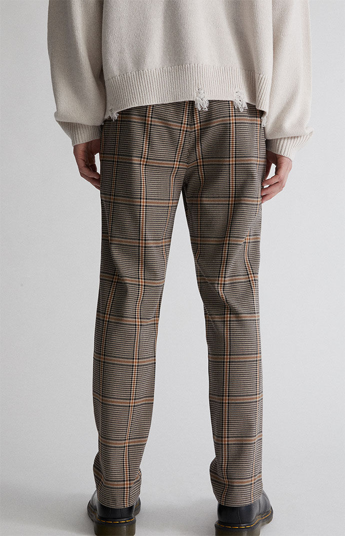 Plaid joggers cheap pacsun