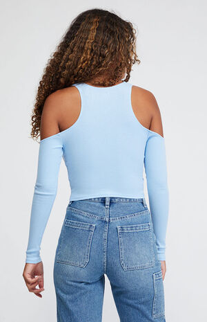 Give Thanks Cold Shoulder Top image number 3