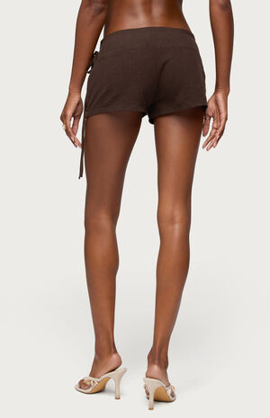 Vikkie Beaded Belt Shorts image number 3