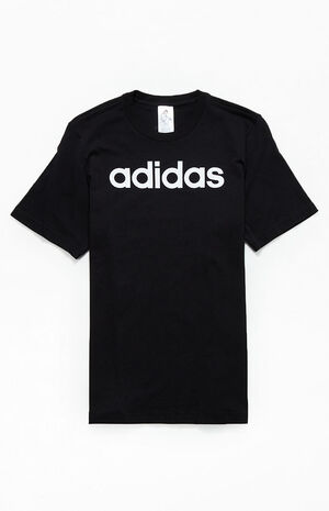 Black Basic Logo T-Shirt image number 1