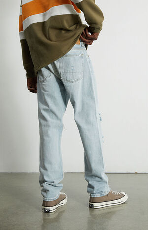 Eco Light Indigo Dad Jeans image number 5