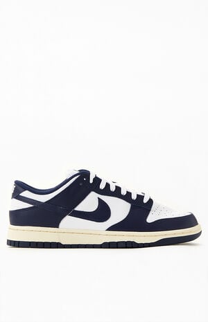 Nike Navy Dunk Low Shoes PacSun