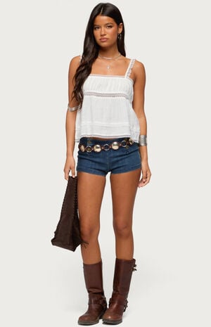 Mable Lacey Tank Top image number 5