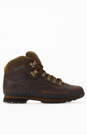 Brown Euro Hiker Boots image number 2