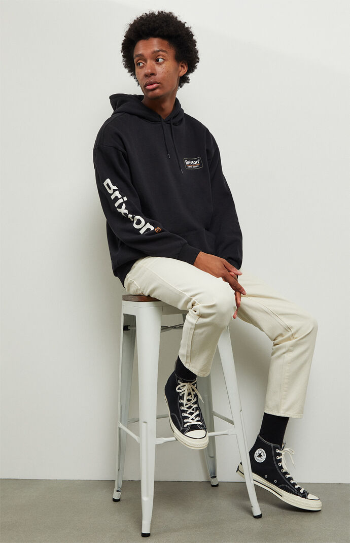 Black Palmer II Pullover Hoodie