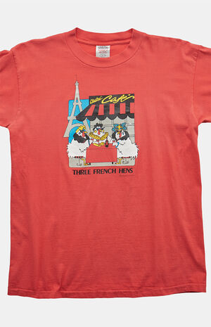 90s Three French Hens Graphic T-Shirt image number 3